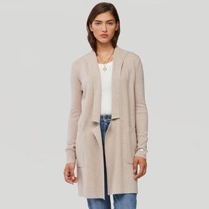 Soia & Kyo Benela Long Knit Coatigan in Fawn, XS